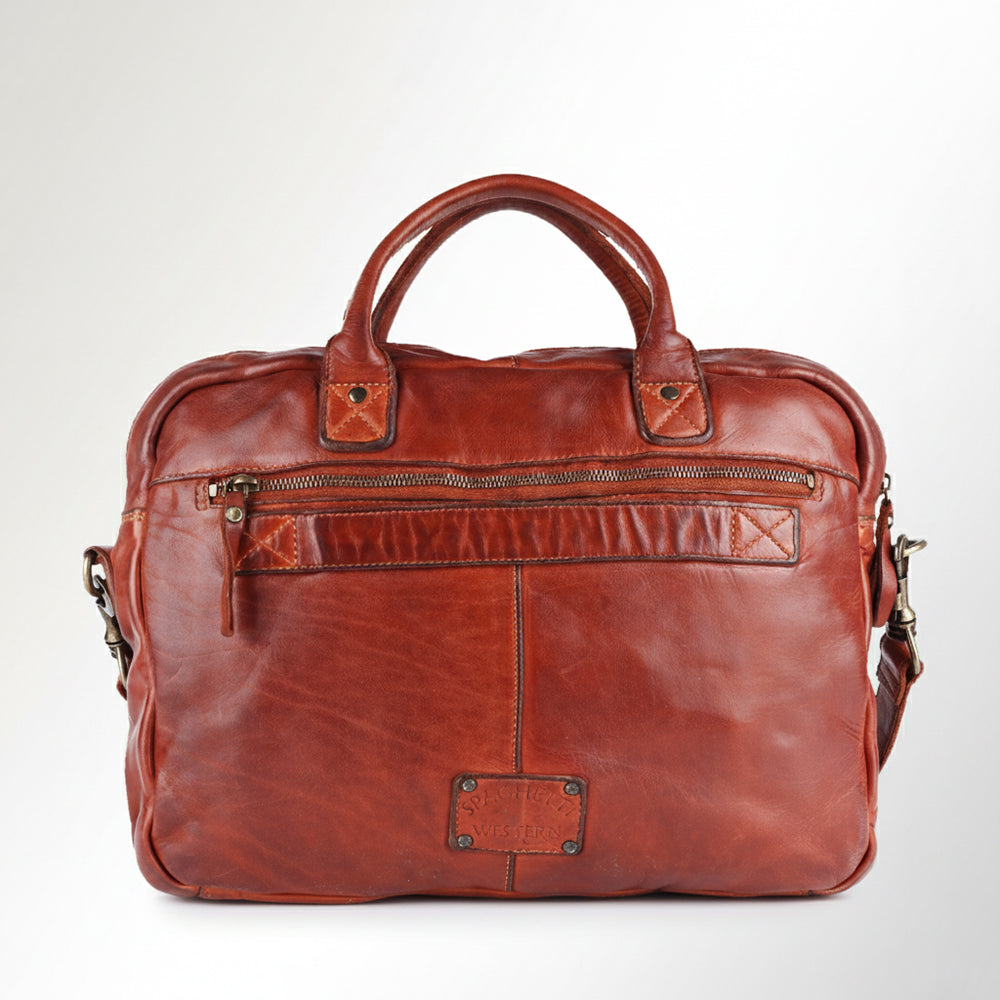 SWC408 Calvino - Leather Briefcase Bag
