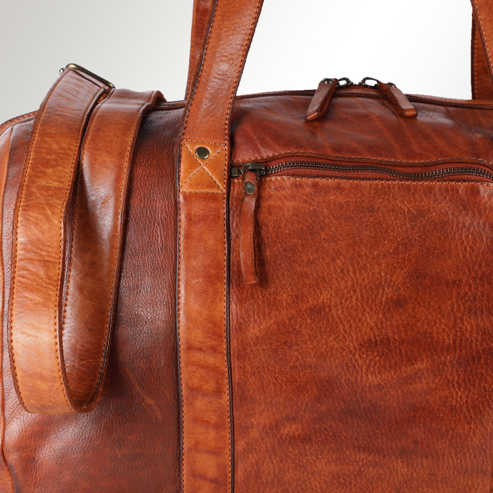 SWC413 Cavento - Leather Essential Duffel Bag