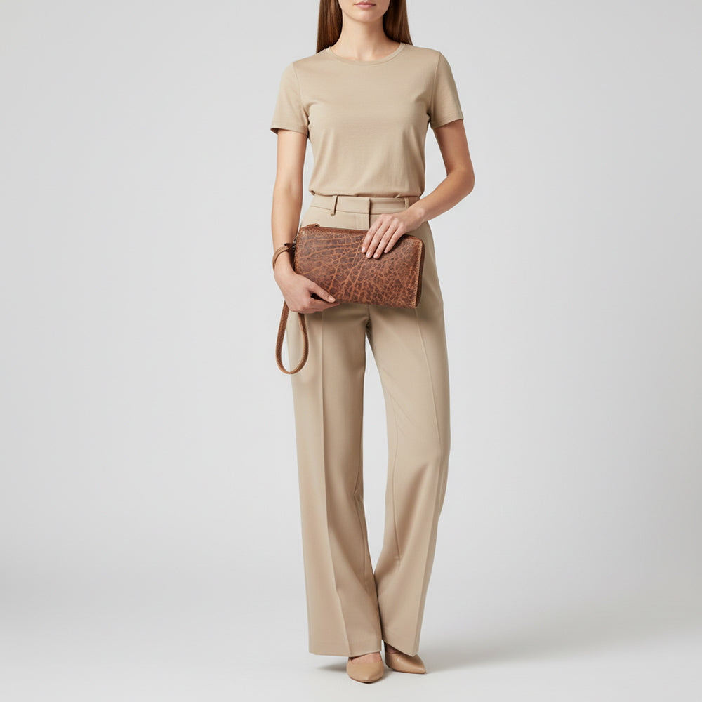 SWC455 Bellarosa - Luxury Leather Continental Wallet