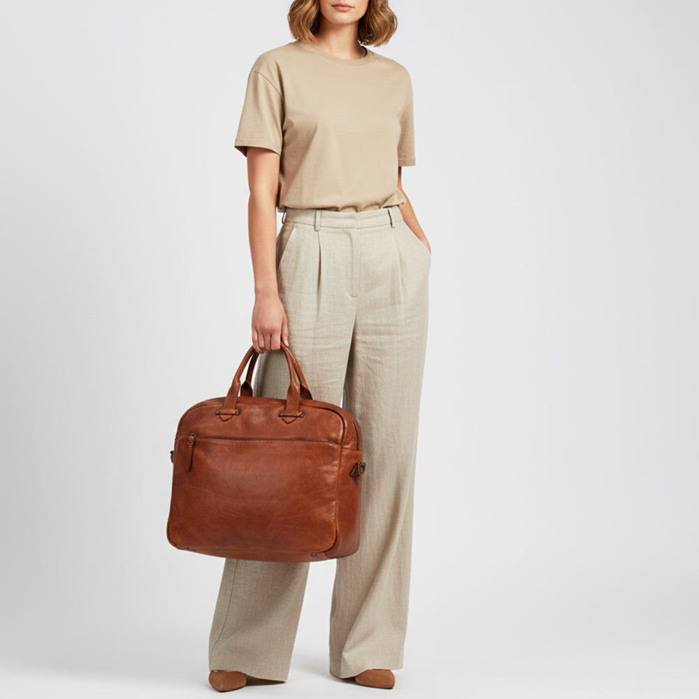SWC415 Solevera - Vegetable Tanned Briefcase