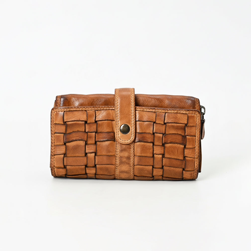 SWC446 Cavello - Premium Leather Multi-Zip Wallet