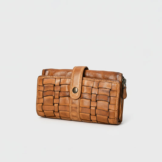 SWC446 Cavello - Premium Leather Multi-Zip Wallet