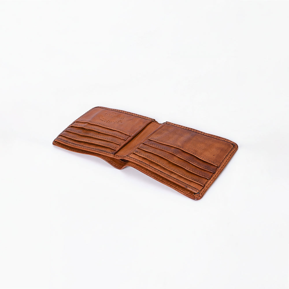 SWC449 Bravina - Full Grain Leather Bifold Wallet