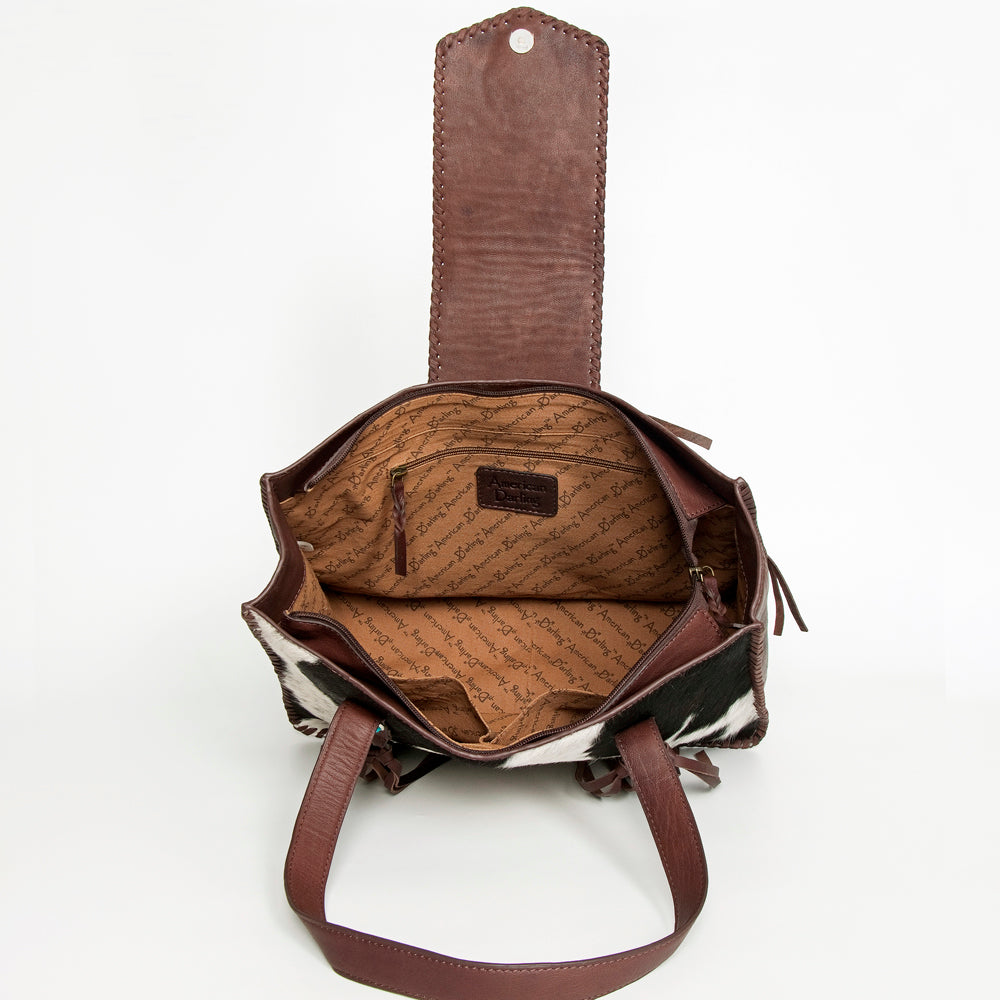 LC-ADBGZ648 Tote Hair On Genuine Western Leather Women Bag