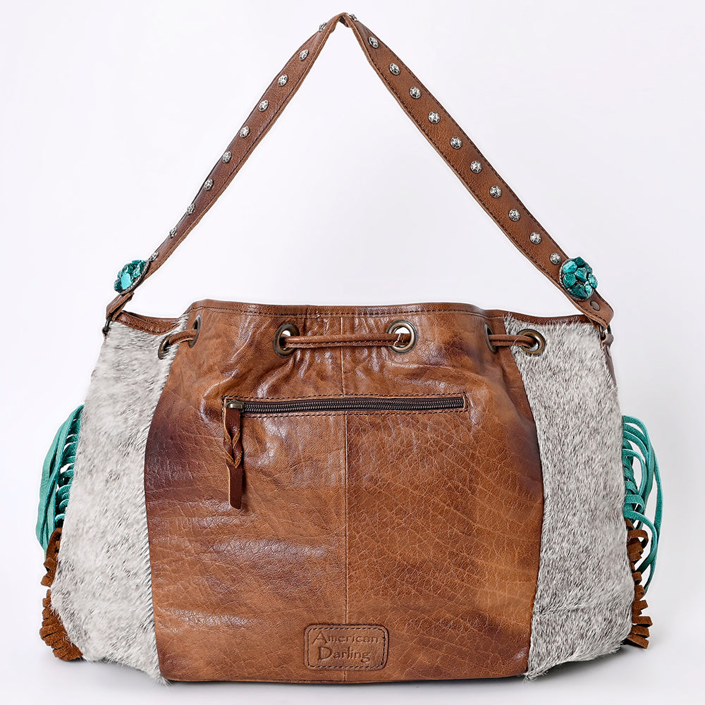 LC-ADBG989 Hobo Hair-On Genuine Western Leather Women Bag