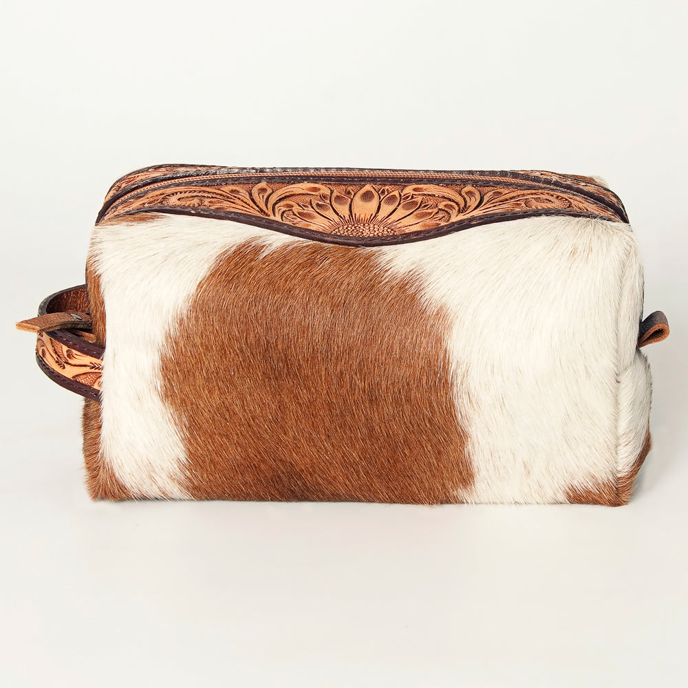 ADBG994 Toiletry Genuine Western Hair on Leather Women Bag