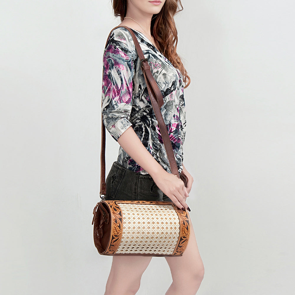 LC-ADBG777 Duffel Genuine Western Leather Women Bag