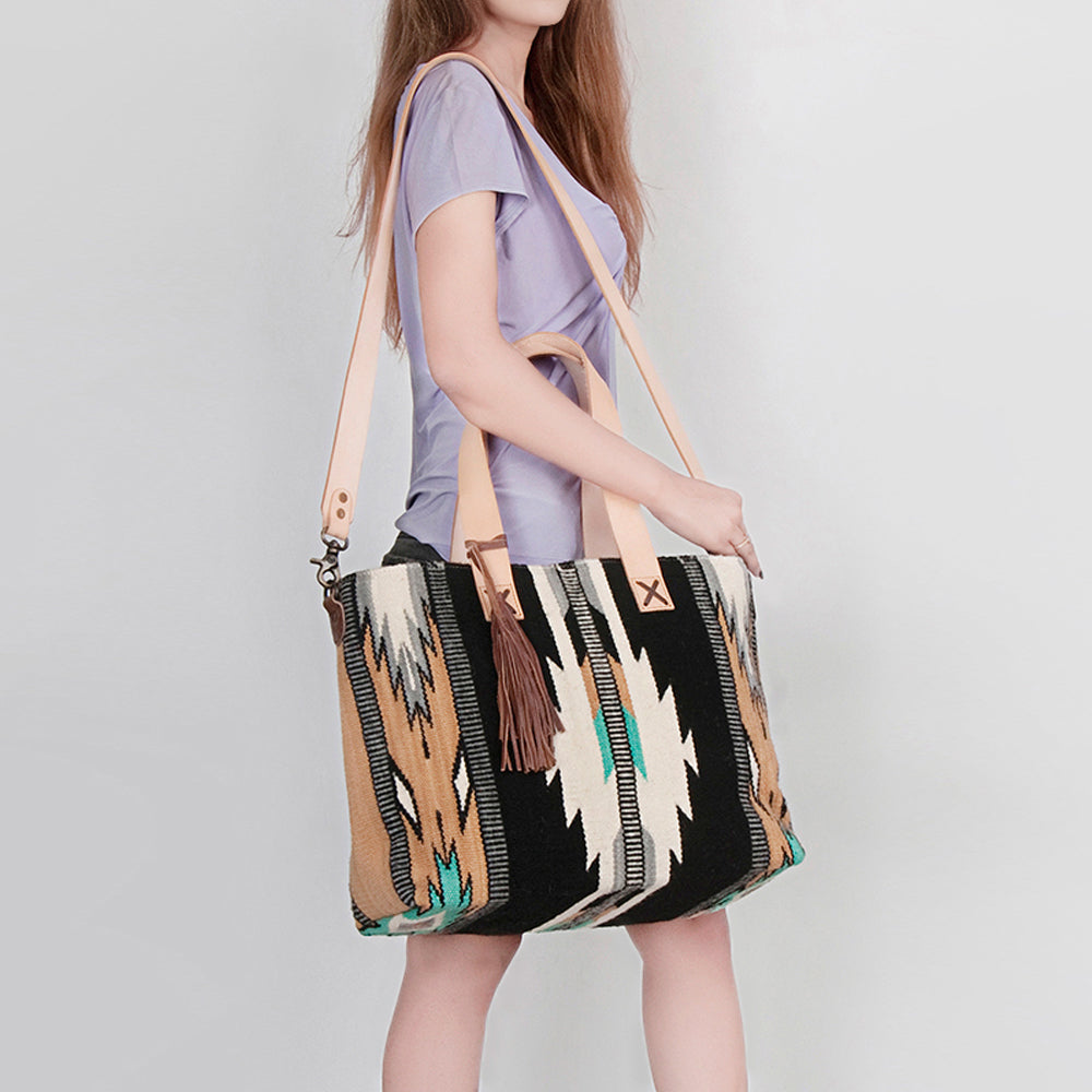 LC-ADBG575 Tote Genuine Western Leather Women Bag Jolene