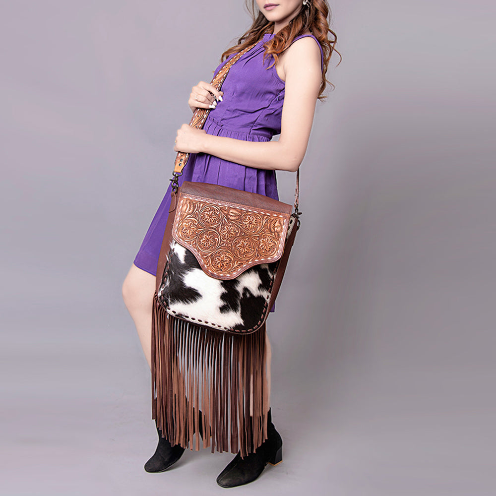 LC-ADBGZ289B Messenger Genuine Western Leather Women Bag