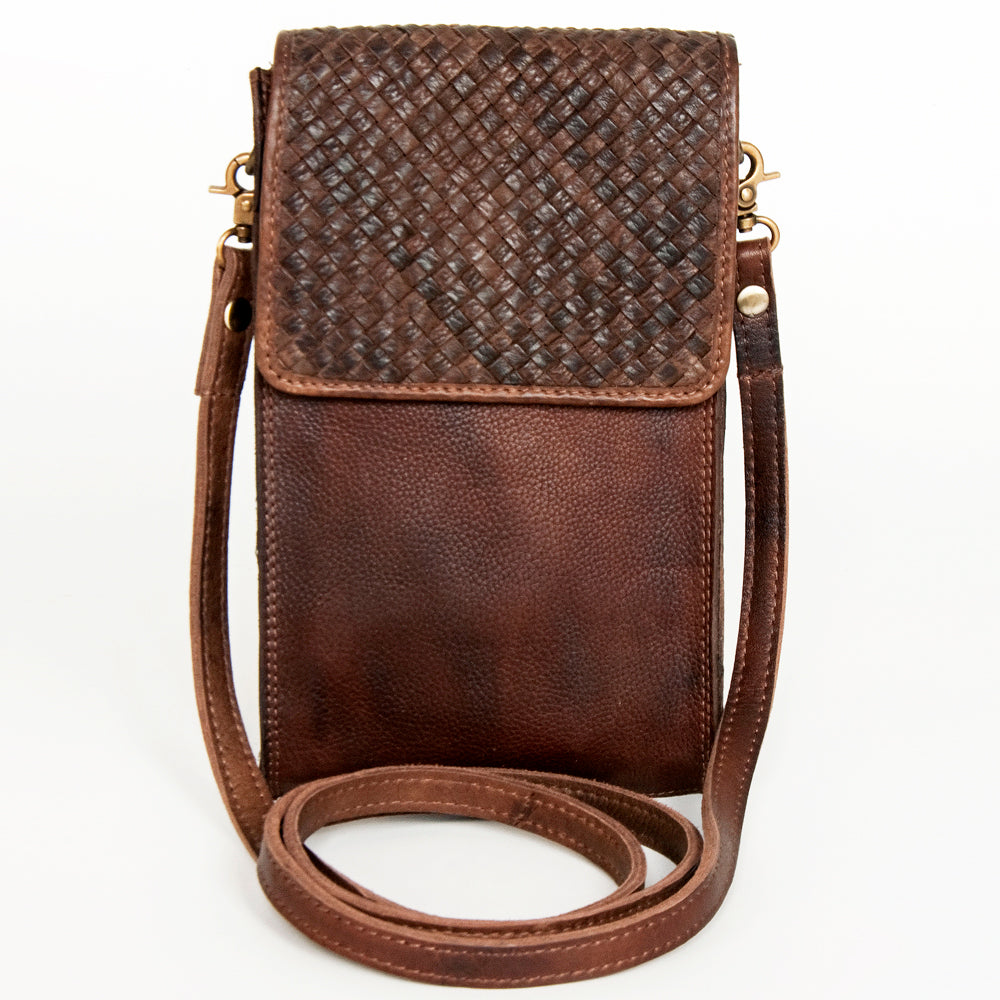LC-NMBGM134 Cell phone Holder Genuine Western Leather Women Bag