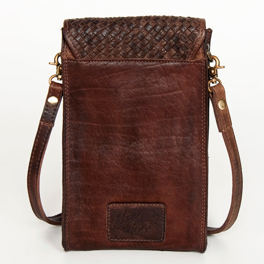 LC-NMBGM134 Cell phone Holder Genuine Western Leather Women Bag