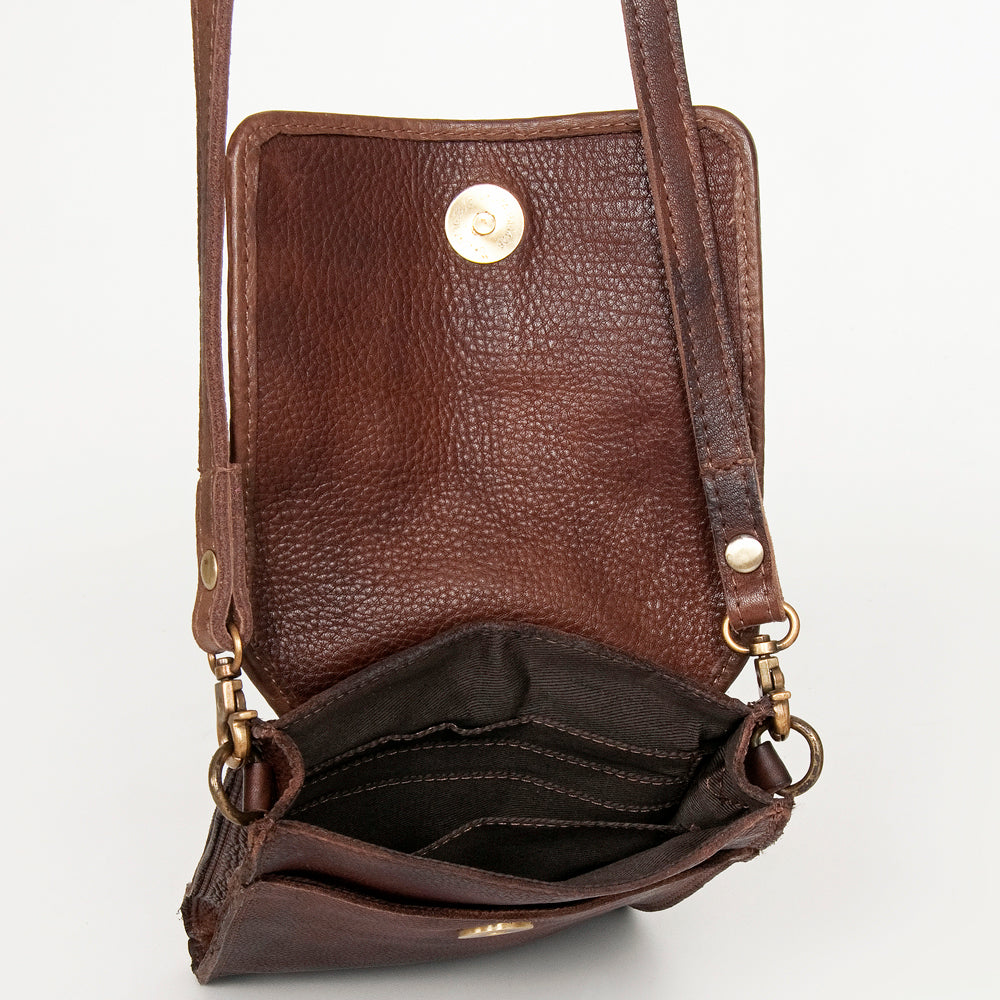 LC-NMBGM134 Cell phone Holder Genuine Western Leather Women Bag