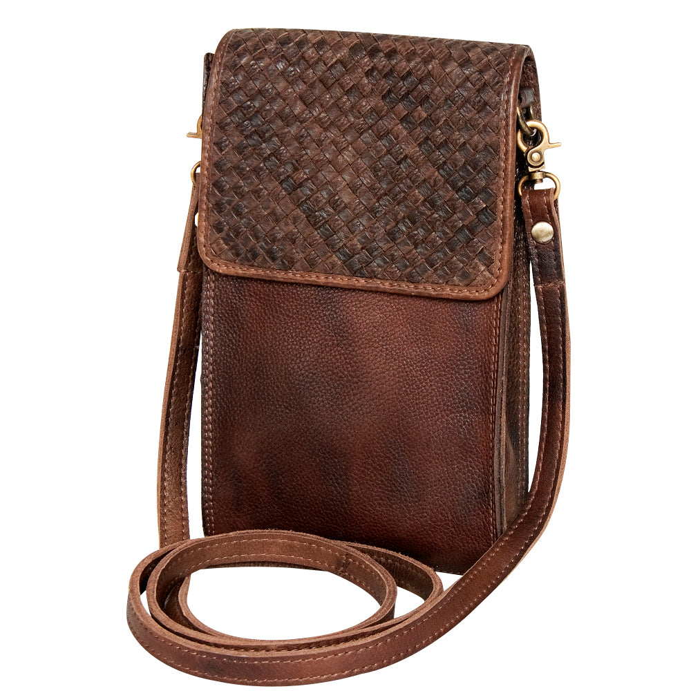 LC-NMBGM134 Cell phone Holder Genuine Western Leather Women Bag