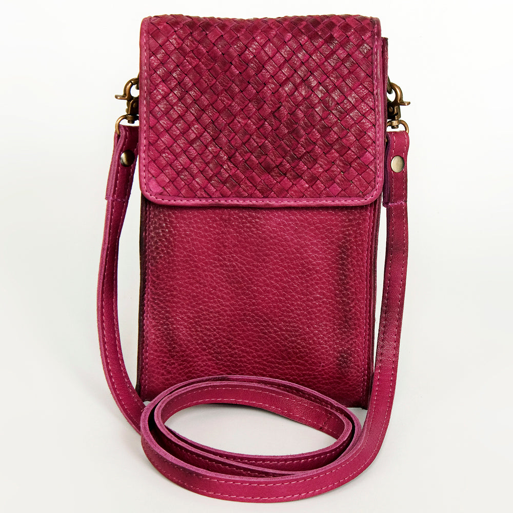 LC-NMBGM134 Cell phone Holder Genuine Western Leather Women Bag