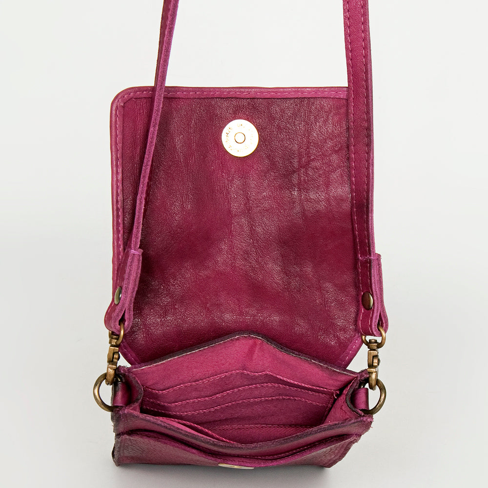 LC-NMBGM134 Cell phone Holder Genuine Western Leather Women Bag