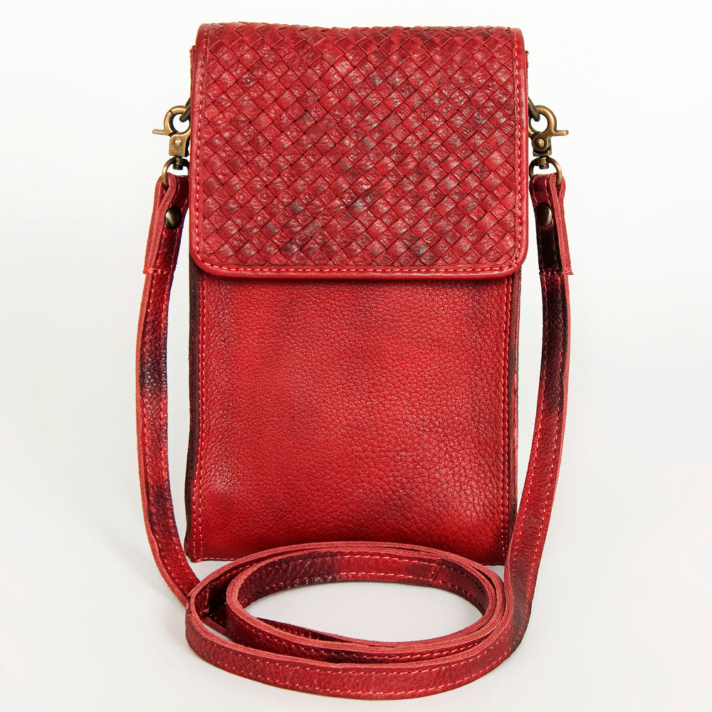 LC-NMBGM134 Cell phone Holder Genuine Western Leather Women Bag