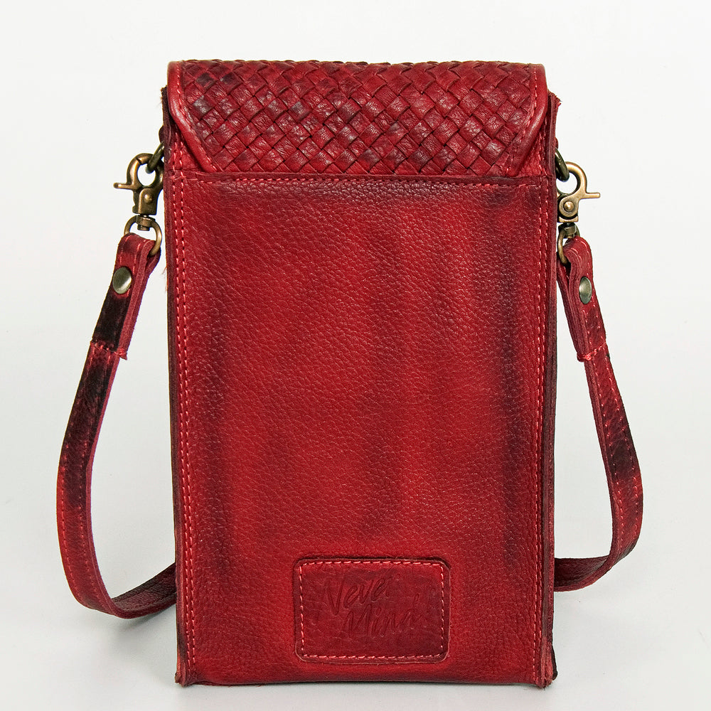 LC-NMBGM134 Cell phone Holder Genuine Western Leather Women Bag