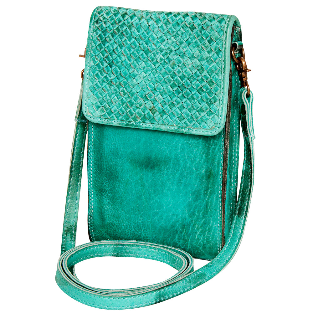 LC-NMBGM134 Cell phone Holder Genuine Western Leather Women Bag