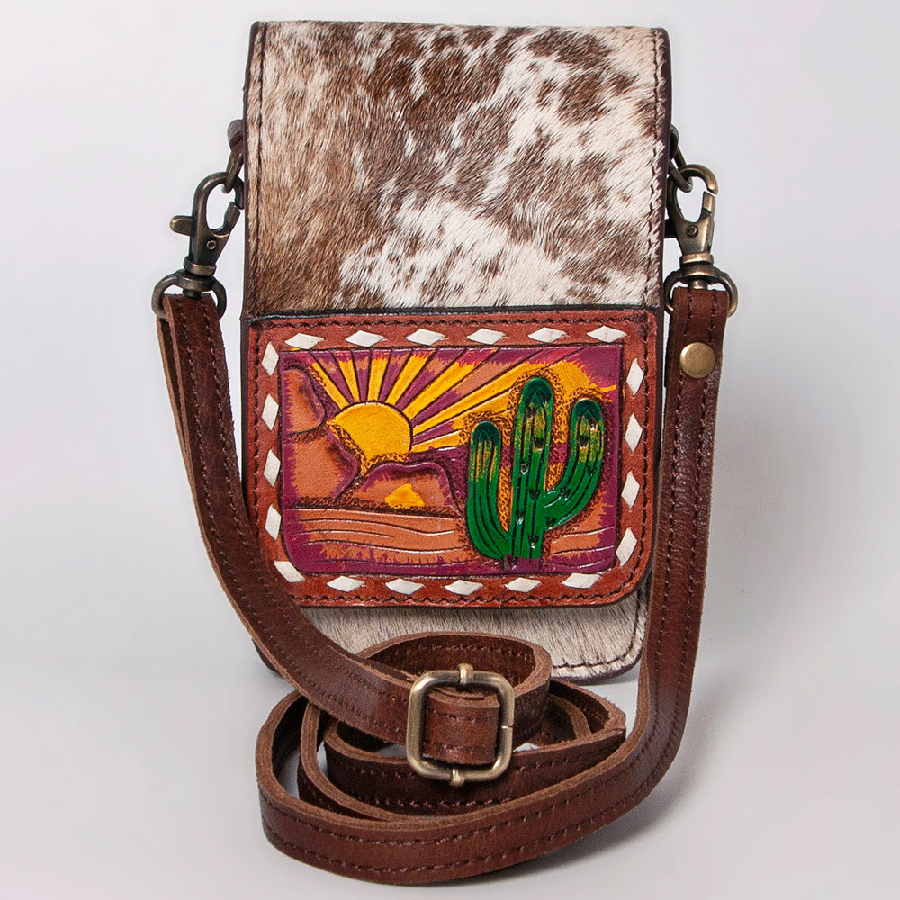 ADBGF109 Cellphone Holder Genuine Western Leather Women Bag