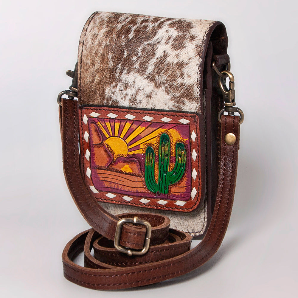 ADBGF109 Cellphone Holder Genuine Western Leather Women Bag