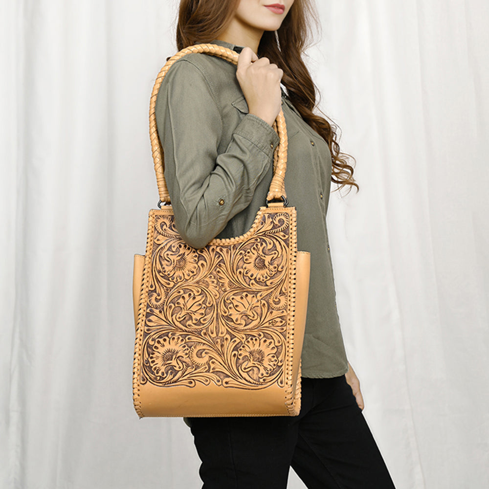 LC-ADBGZ659 Tote Genuine Western Leather Women Bag