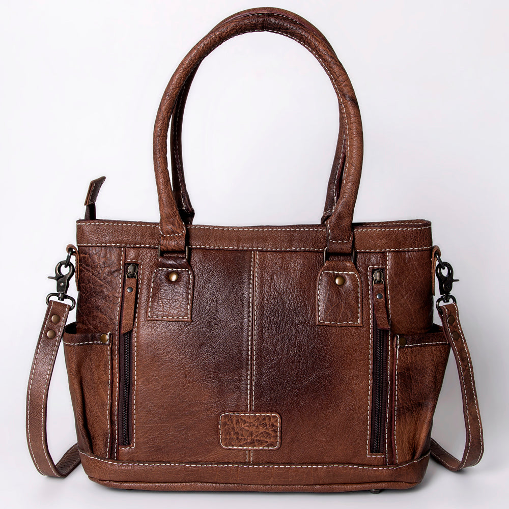 ADBG1017 American Darling Handwoven Saddle Blanket Leather Tote Bag Western Cowgirl Handbag