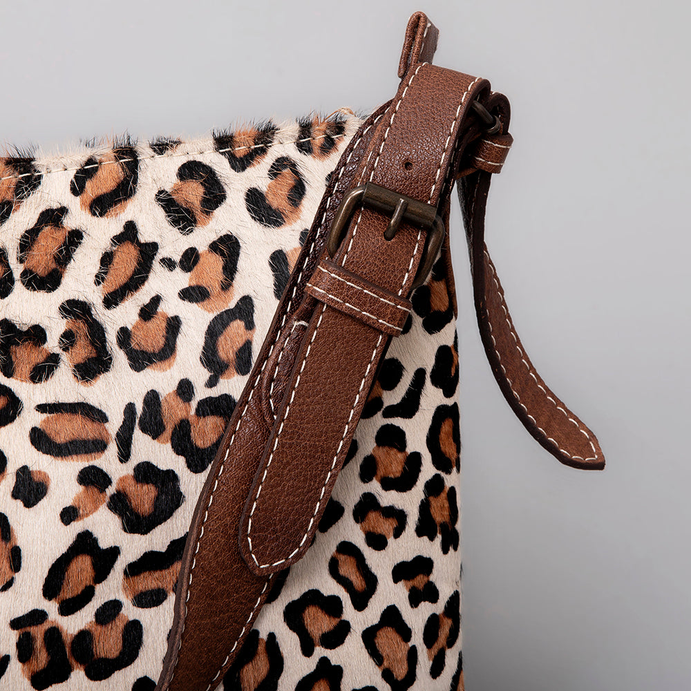 ADBG1018 American Darling Hair-On Cowhide Leather Crossbody Bag Western Handmade Purse