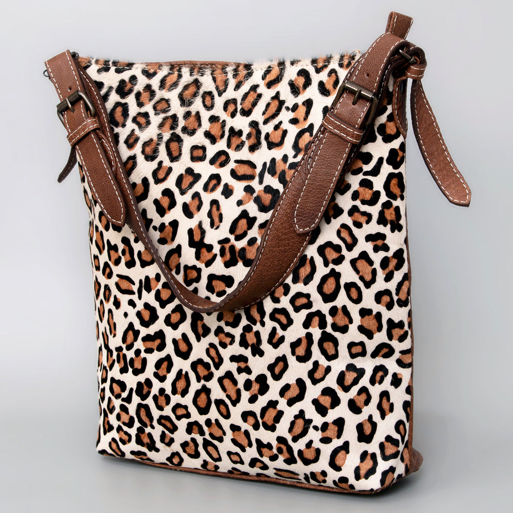 ADBG1018 American Darling Hair-On Cowhide Leather Crossbody Bag - Western Handmade Purse