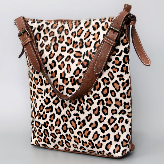 ADBG1018 American Darling Hair-On Cowhide Leather Crossbody Bag - Western Handmade Purse