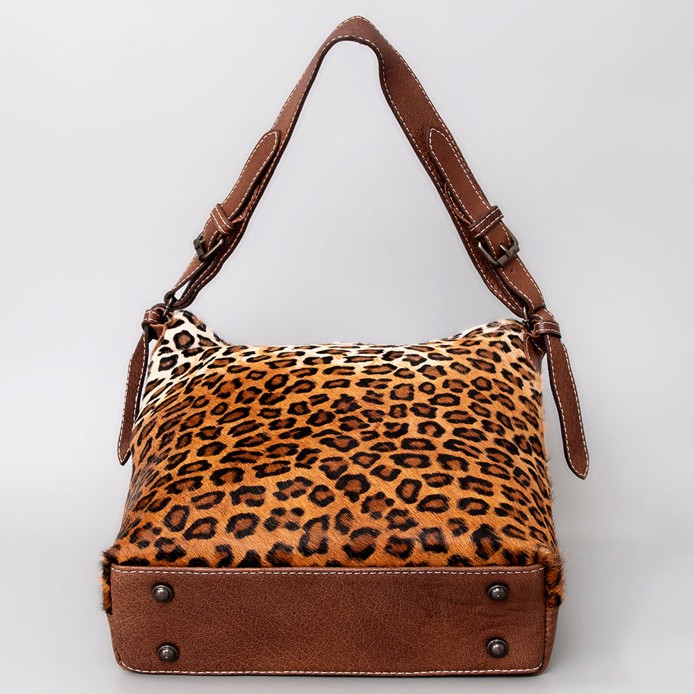 ADBG1018 American Darling Hair-On Cowhide Leather Crossbody Bag - Western Handmade Purse