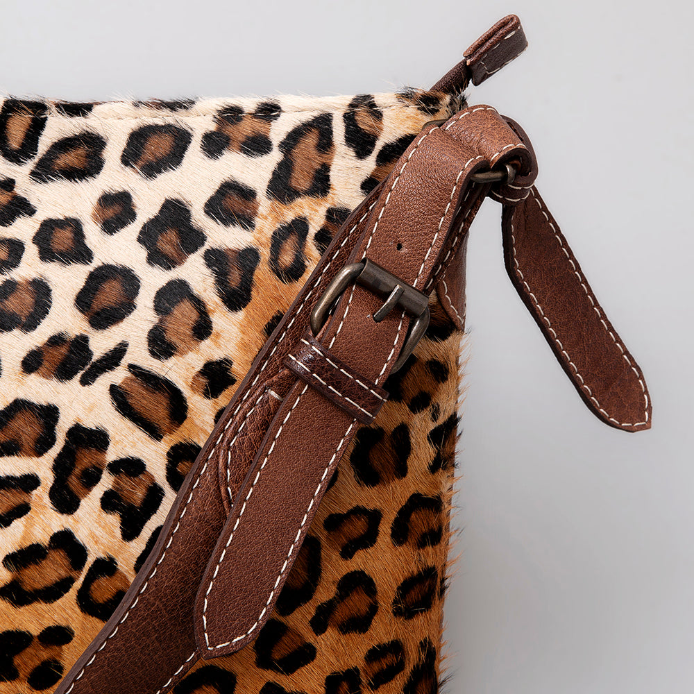 ADBG1018 American Darling Hair-On Cowhide Leather Crossbody Bag Western Handmade Purse