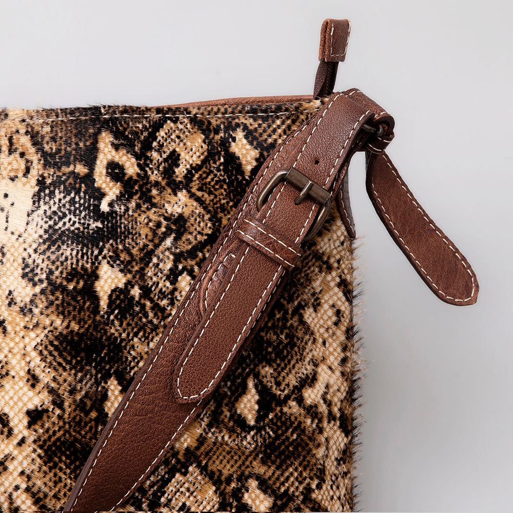 ADBG1018 American Darling Hair-On Cowhide Leather Crossbody Bag Western Handmade Purse