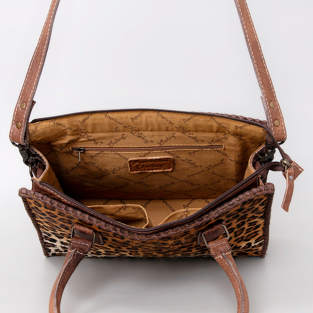 ADBG1021 American Darling Western Hair-On Cowhide Genuine Leather Tote Bag