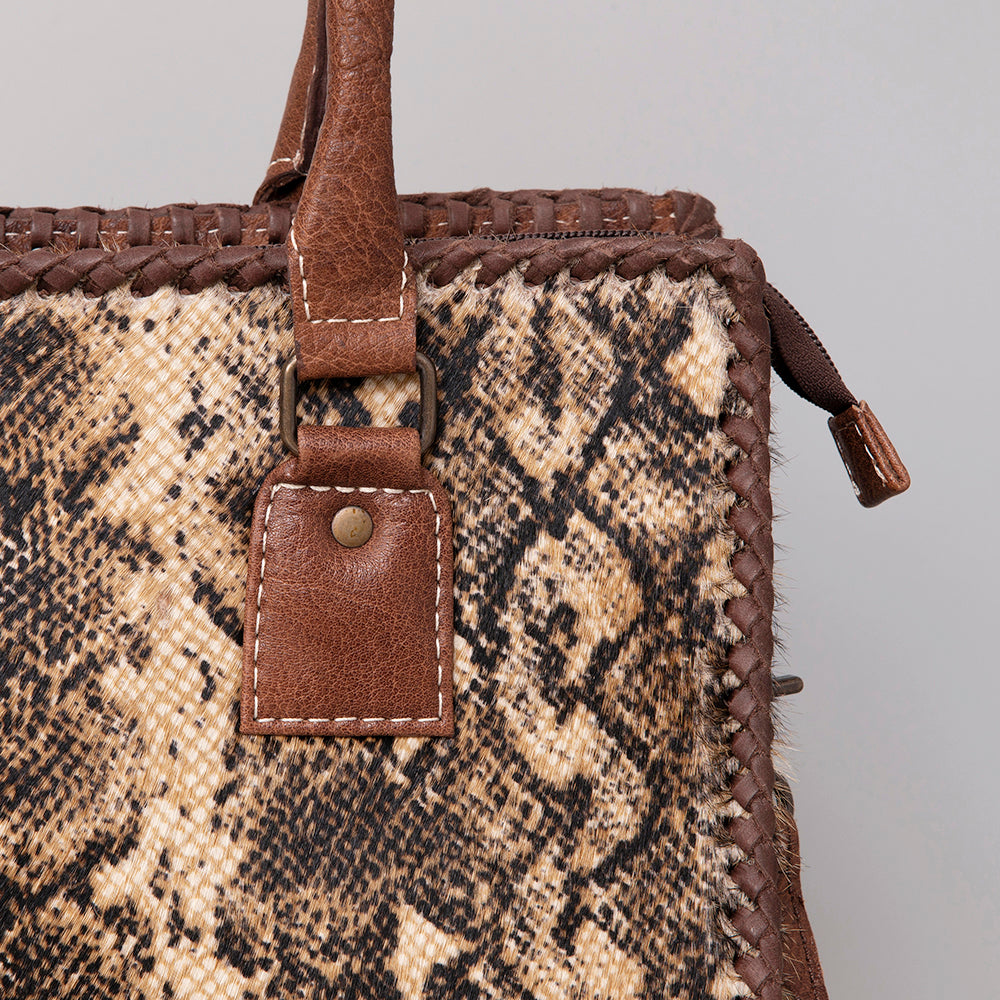 ADBG1021 American Darling Western Hair-On Cowhide Genuine Leather Tote Bag