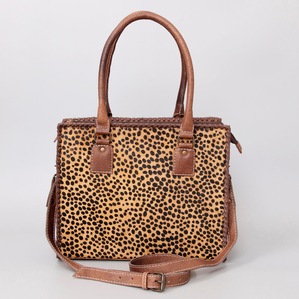 ADBG1021 American Darling Western Hair-On Cowhide Genuine Leather Tote Bag