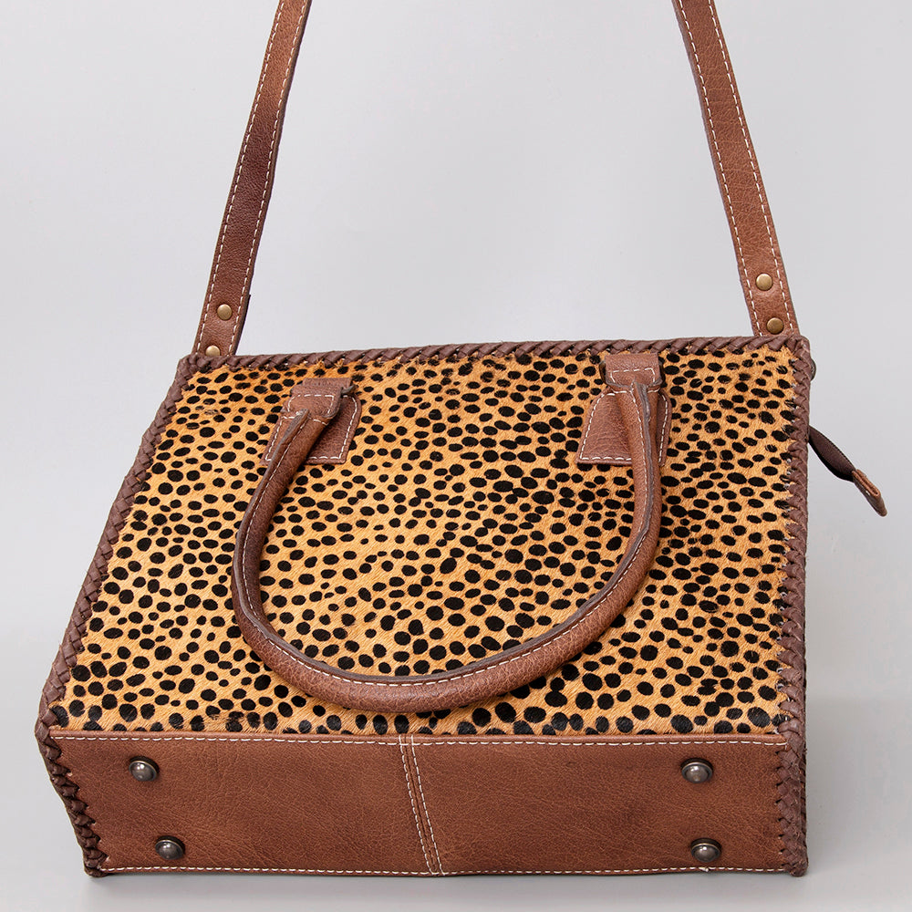 ADBG1021 American Darling Western Hair-On Cowhide Genuine Leather Tote Bag