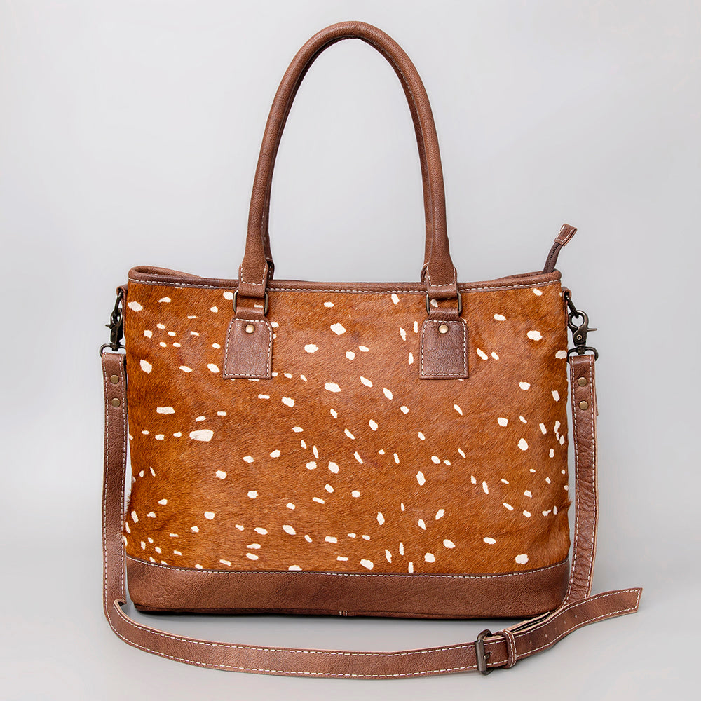 ADBG1022 American Darling Western Hair-On Cowhide Leather Tote Bag