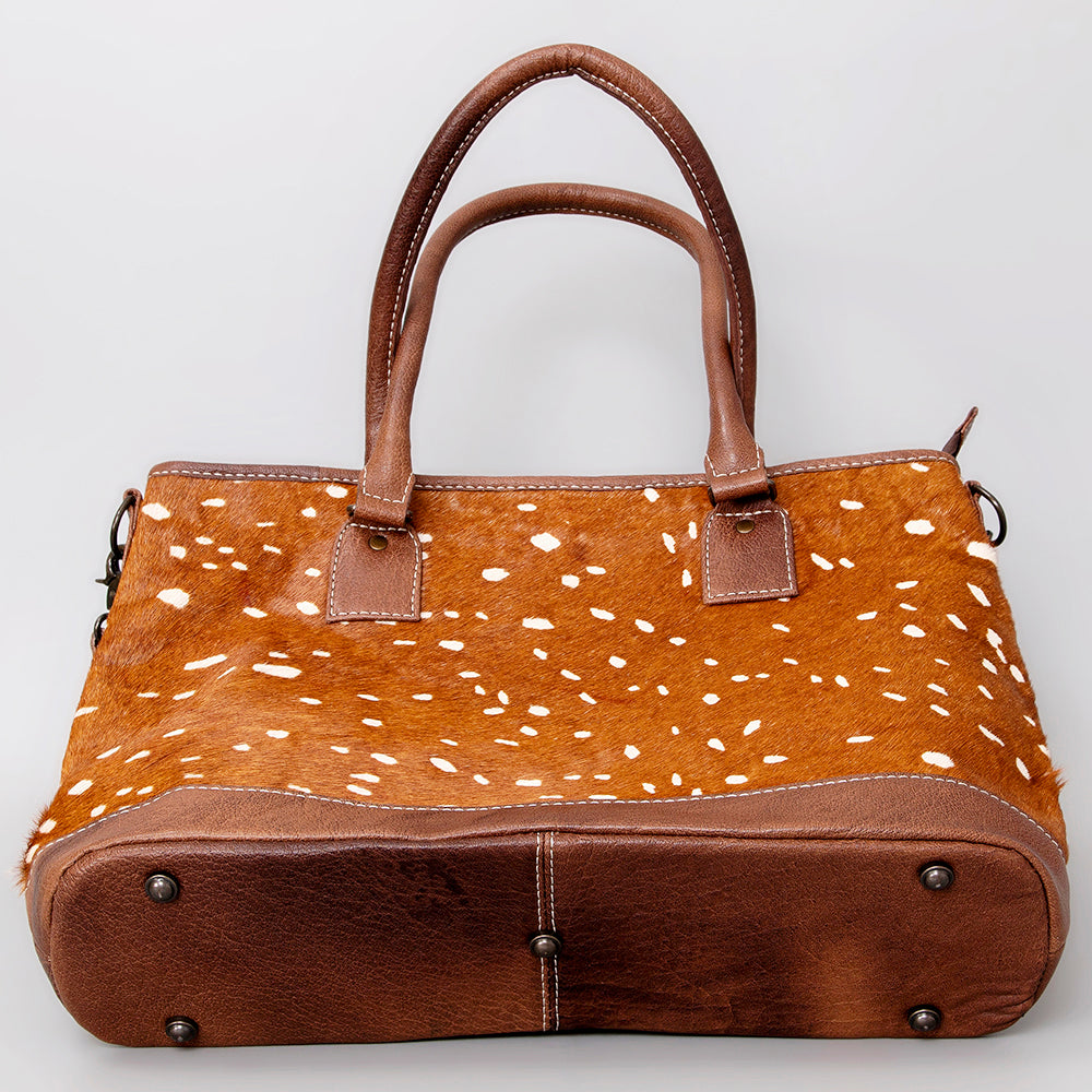 ADBG1022 American Darling Western Hair-On Cowhide Leather Tote Bag