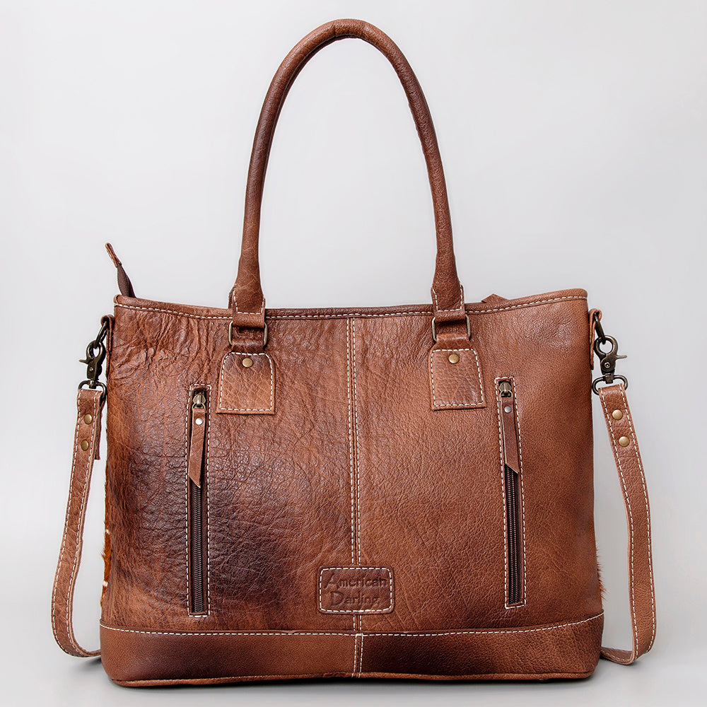 ADBG1022 American Darling Western Hair-On Cowhide Leather Tote Bag