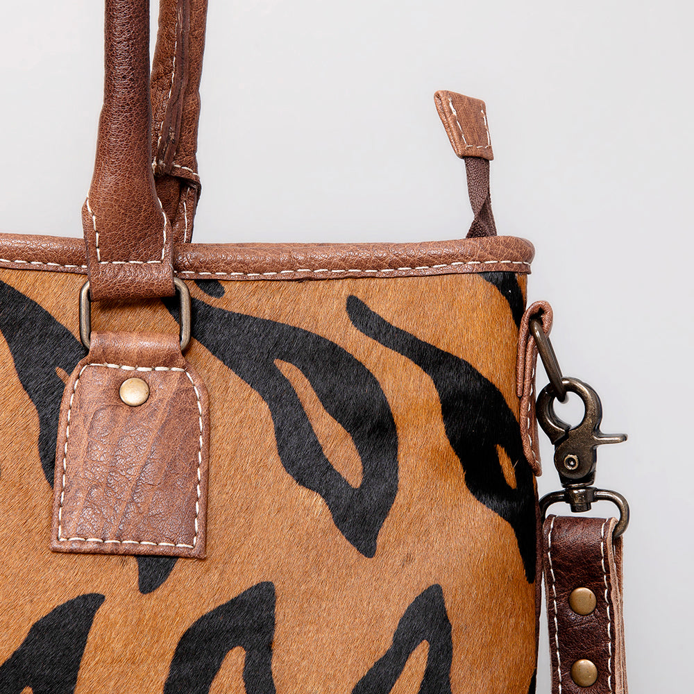 ADBG1022 American Darling Western Hair-On Cowhide Leather Tote Bag