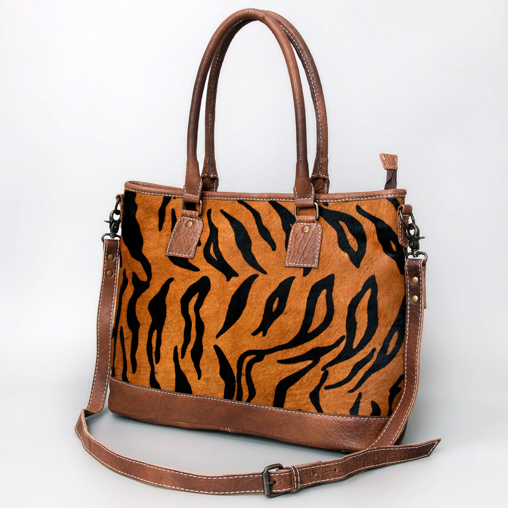 ADBG1022 American Darling Western Hair-On Cowhide Leather Tote Bag