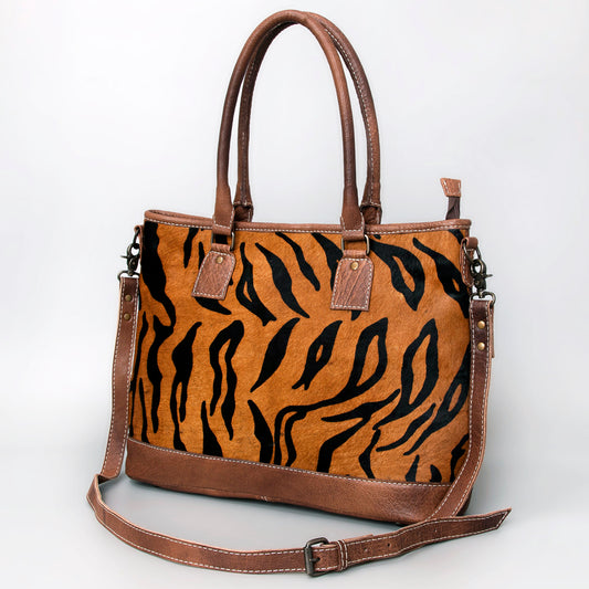 ADBG1022 American Darling Western Hair-On Cowhide Leather Tote Bag