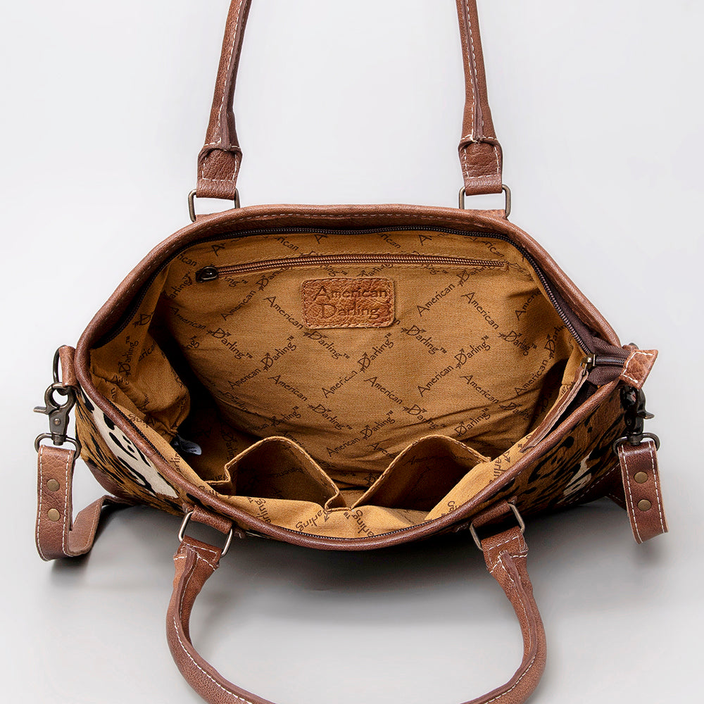 ADBG1022 American Darling Western Hair-On Cowhide Leather Tote Bag