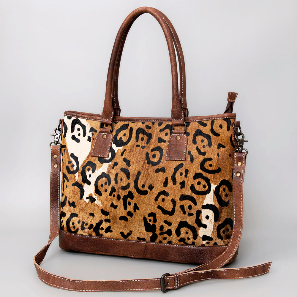 ADBG1022 American Darling Western Hair-On Cowhide Leather Tote Bag