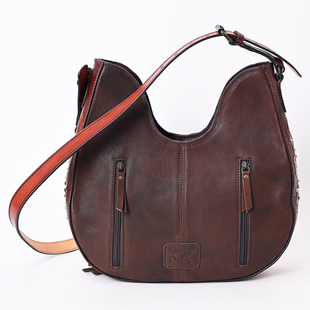 LC-ADBGF125A Hobo Hair On Genuine Western Leather Women Bag
