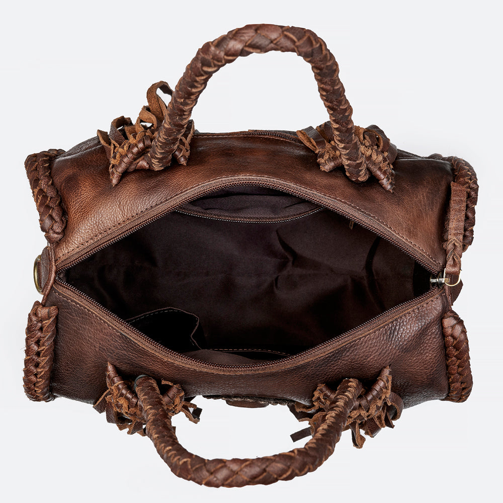 ADBGM270 Duffel Genuine Western Leather Women Bag Clara