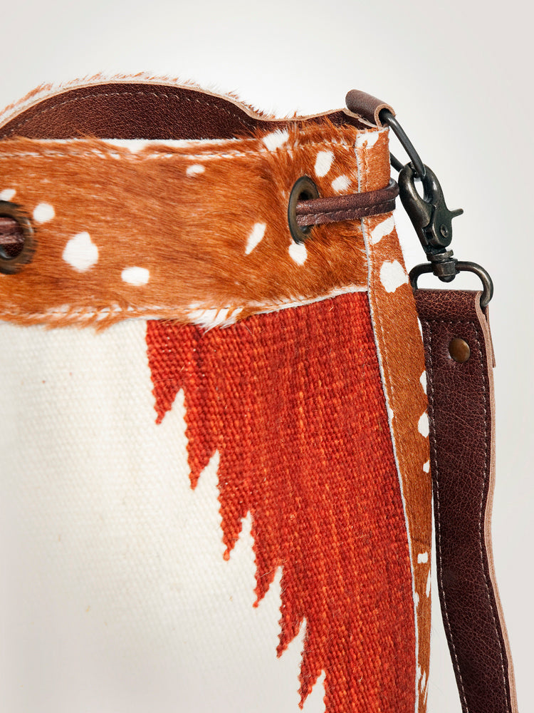 LC-ADBG574 Bucket Genuine Western Leather Women Bag