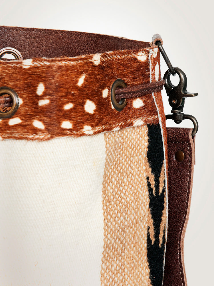 LC-ADBG574 Bucket Genuine Western Leather Women Bag