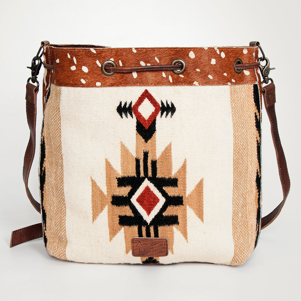 LC-ADBG574 Bucket Genuine Western Leather Women Bag