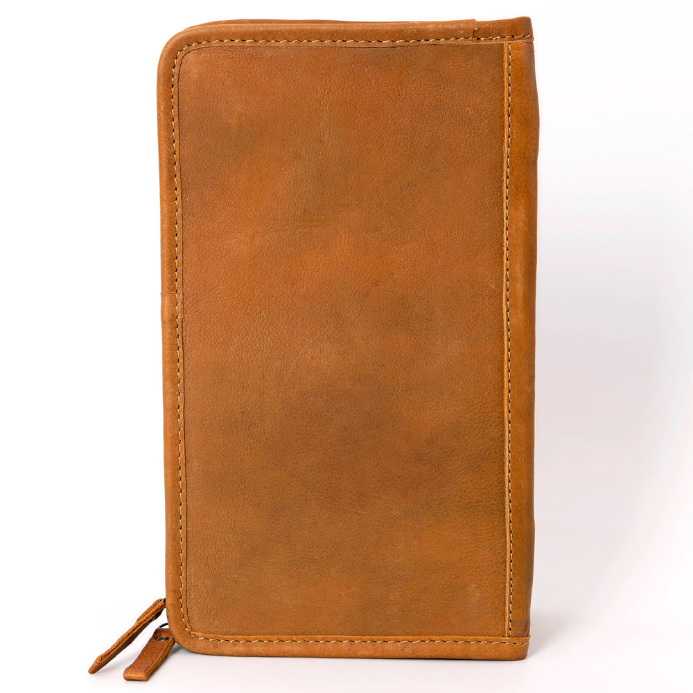 ADBGA323 American Darling Hand Tooled Leather Hair-On Cowhide Travel Jewelry Case